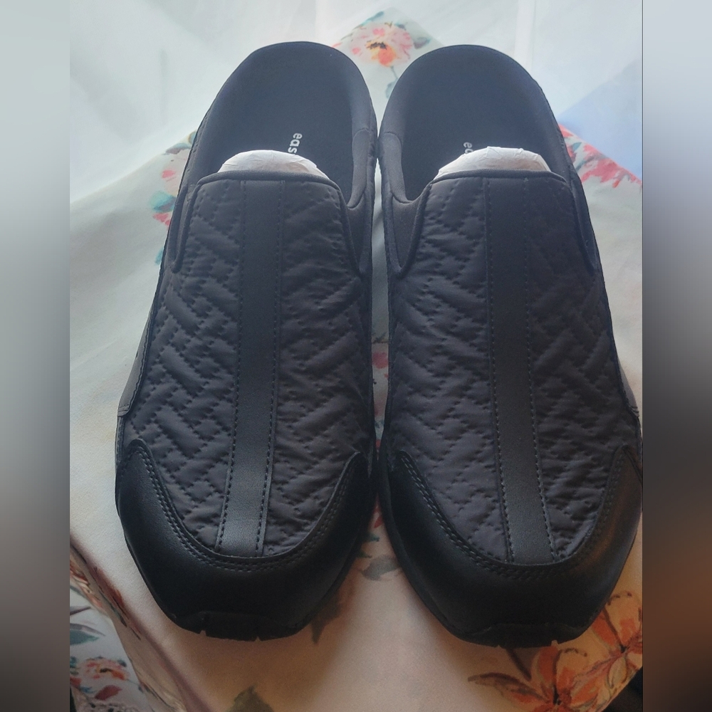 Easy Spirit Travel Time Mule Women's Black Slip-On Shoes